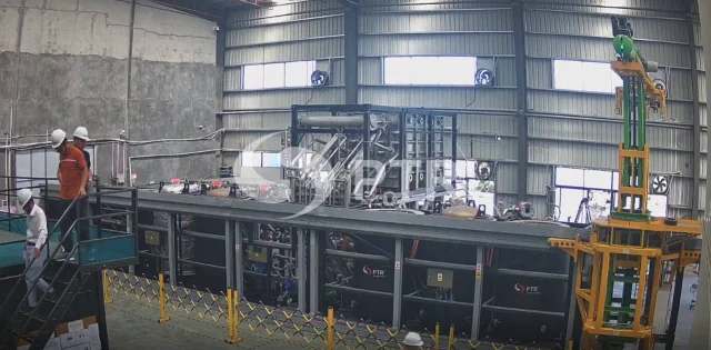 PTR zařízení ve zkušebním provozu v čínském Guangzhou PTR 1000 kW6 - 2021 | CB